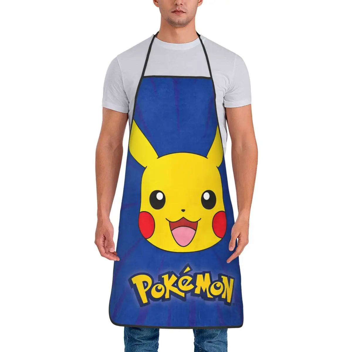 Lightweight Non-Woven Fabric Bib Apron for Cleaning