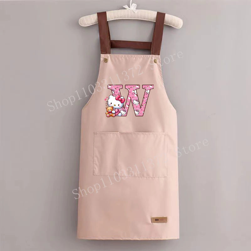 Hello Kitty Sleeveless Bib Apron for Adults