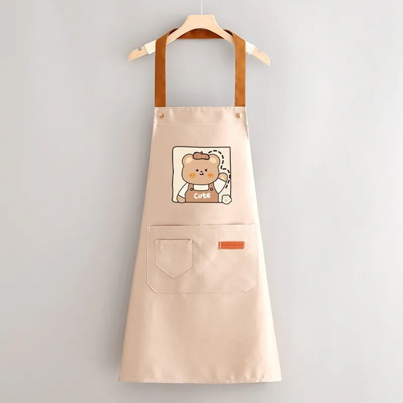 Cotton Knit Brief Sleeveless Apron for Sanitary Use
