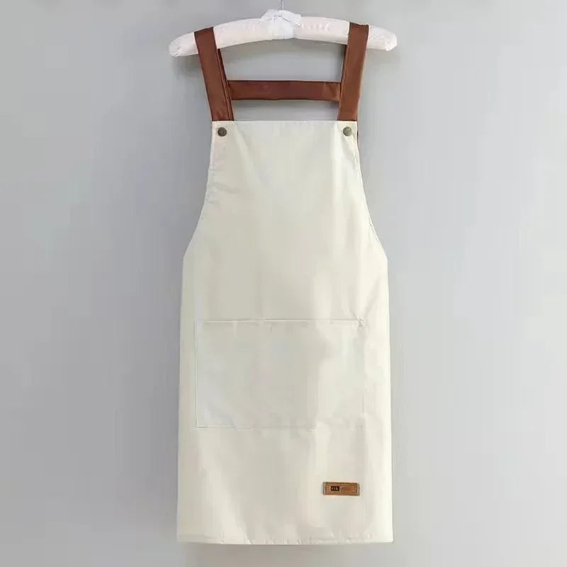 Cotton Knit Brief Sleeveless Apron