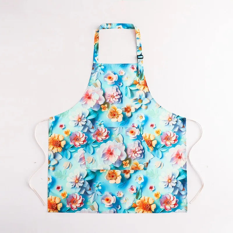 Japanese-Style Canvas Waist Apron for Cleaning