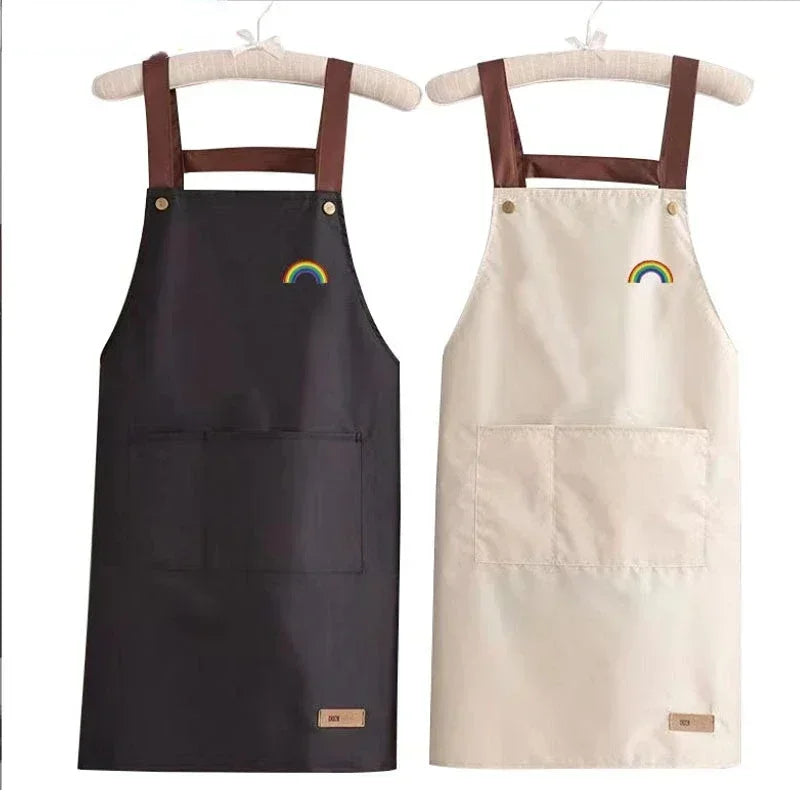Cotton Knit Brief Sleeveless Apron