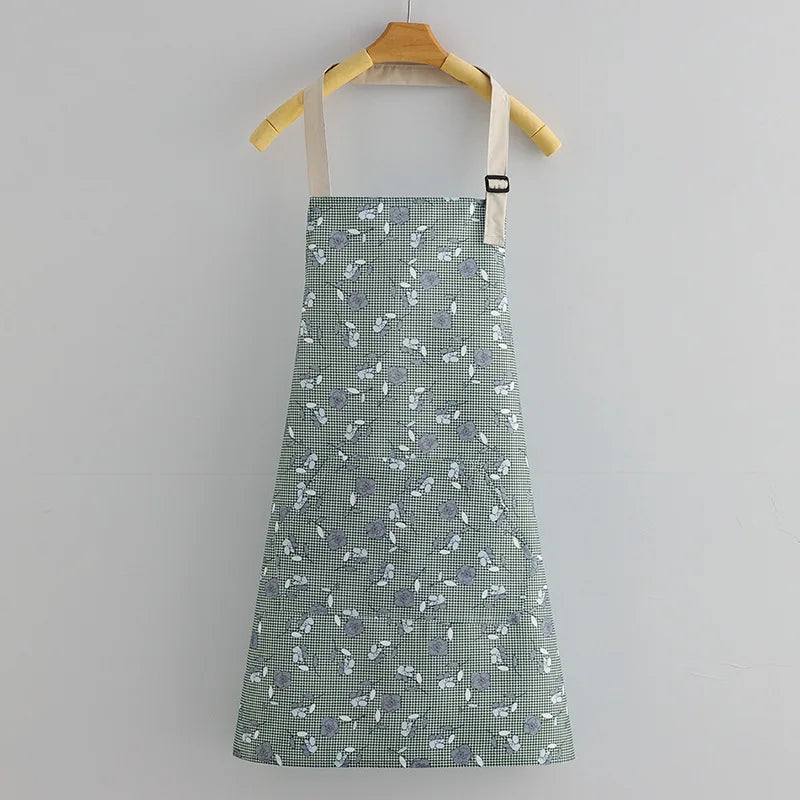 Japanese-Style Canvas Waist Apron for Cleaning