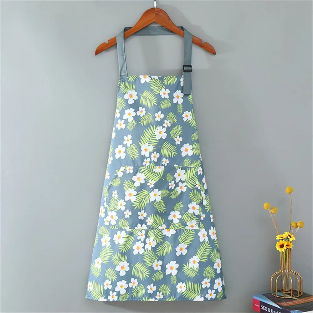 Waterproof Cotton Non-Woven Fabric Bib Apron for Cleaning
