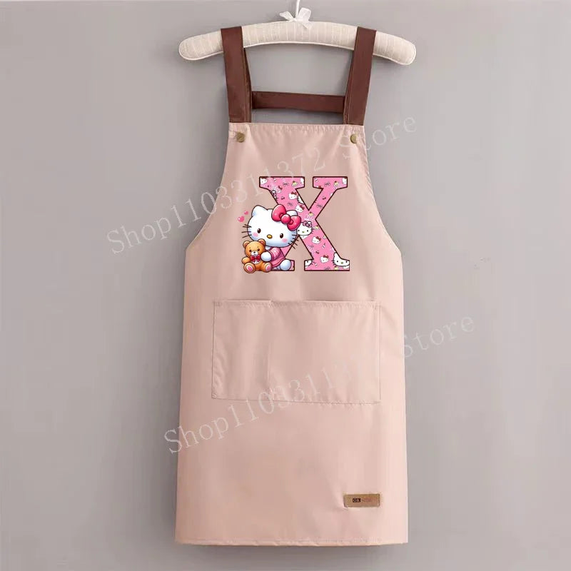 Hello Kitty Sleeveless Bib Apron for Adults