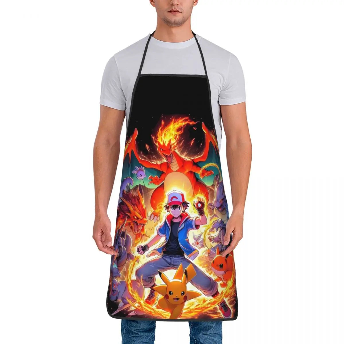 Lightweight Non-Woven Fabric Bib Apron for Cleaning