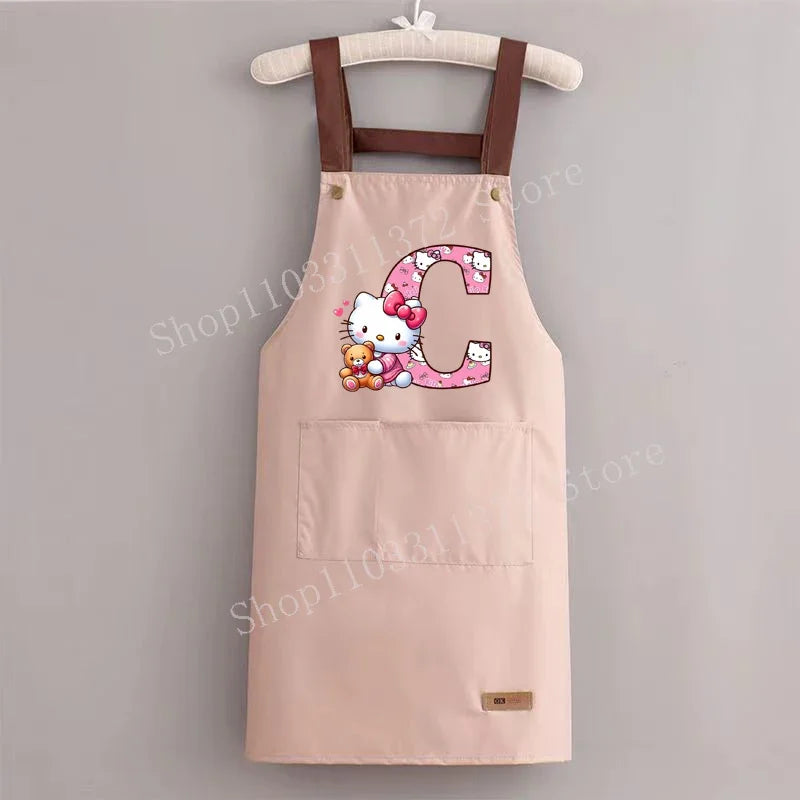 Hello Kitty Sleeveless Bib Apron for Adults