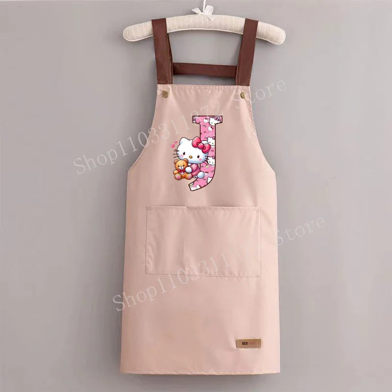 Hello Kitty Sleeveless Bib Apron for Adults