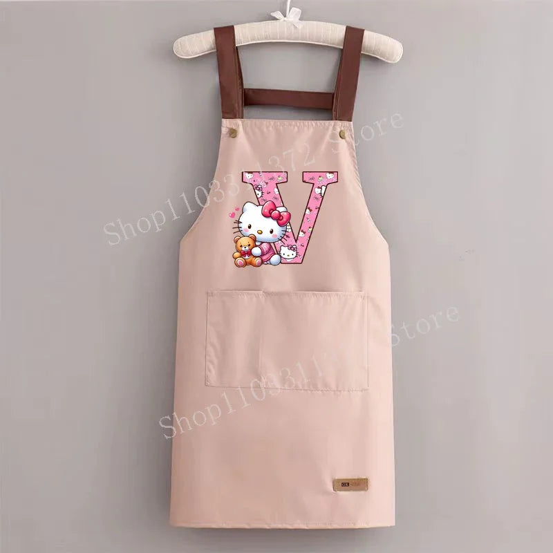 Hello Kitty Sleeveless Bib Apron for Adults