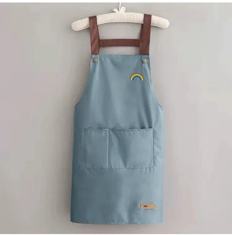 Cotton Knit Brief Sleeveless Apron