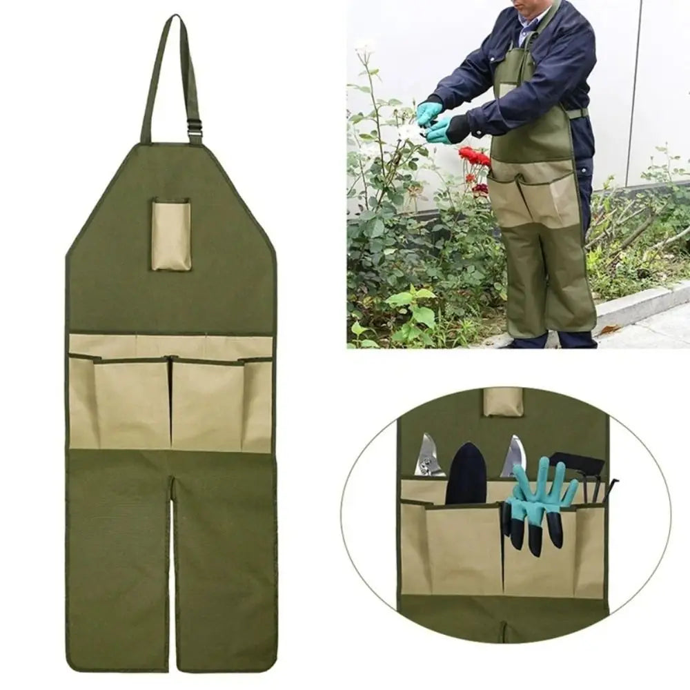 Outdoor Work Apron – Protective Gardening Leggings for Dirt, Debris & Water